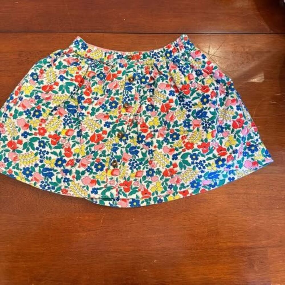 Mini Boden floral skirt